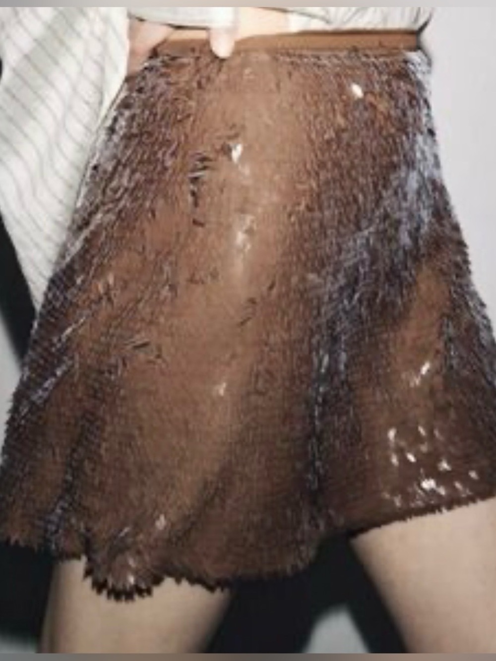 Sequin Mini Skirt